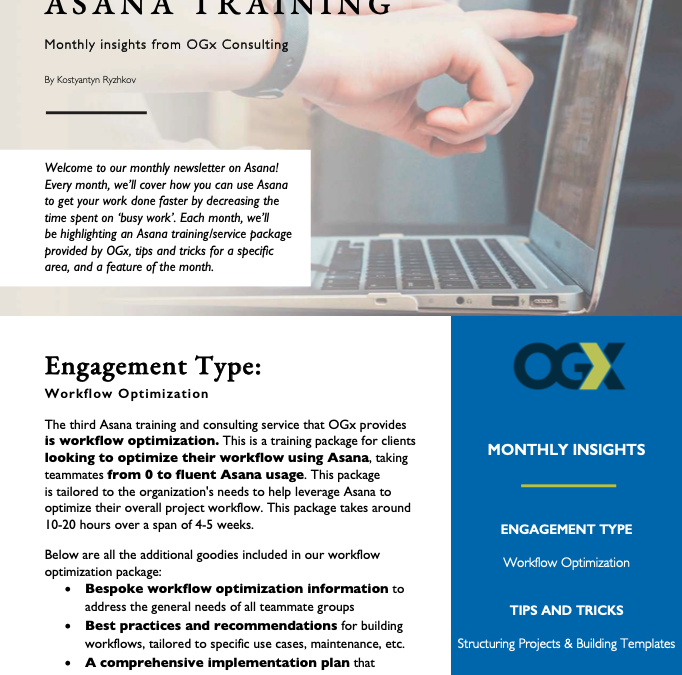 Asana Newsletter #3 September 2022