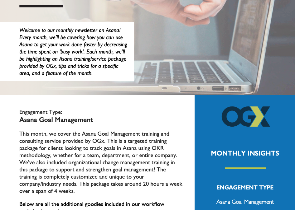 Asana Newsletter #4 October 2022